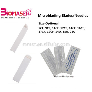 Gesundheit Medizinische Standard Permanent Makeup Microblades, Manuelle Augenbraue Microblading Pen Blades